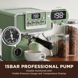 Machine à expresso PETRUS : préparez des expressos et des lattes parfaits